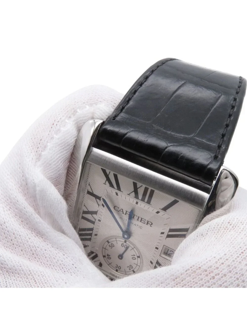 Cartier Tank MC Watch Silver Dial